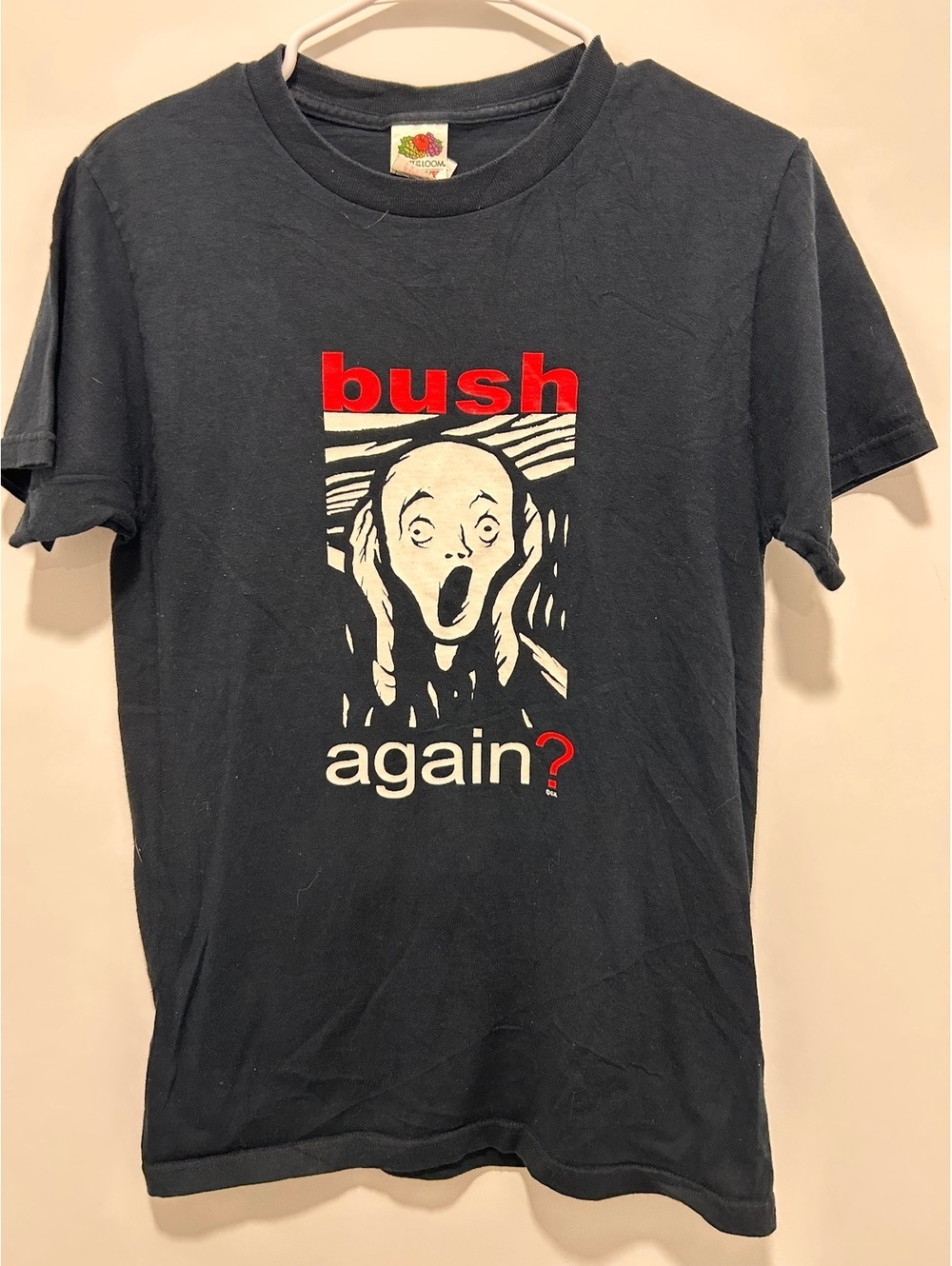 Vintage "bush again?" Graphic T-Shirt Small